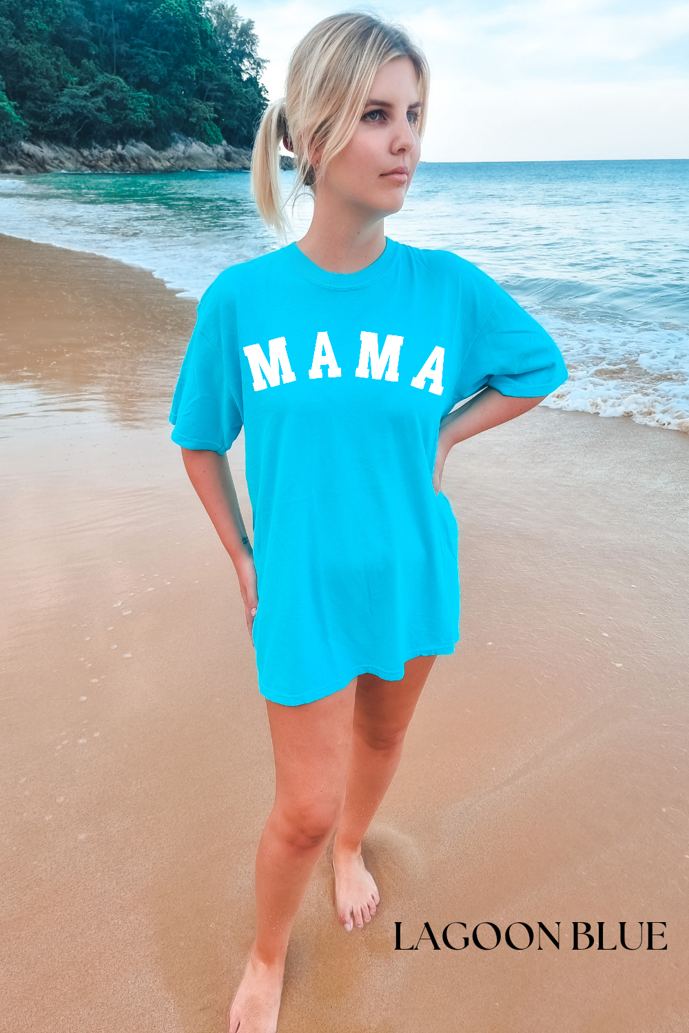Lagoon Blue Mama CC Shirt